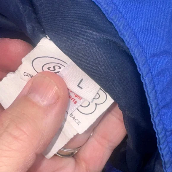 Vintage CB Sports Ski & Snowboard Jacket L Red Blue White